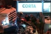 Trágico accidente en la Panamericana: cinco muertos al desprenderse el contenedor de un camión