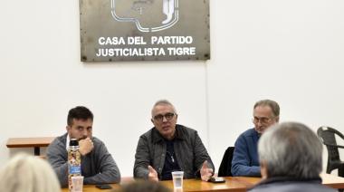 Julio Zamora en el PJ Tigre: "Tenemos que brindar a la sociedad herramientas para dejar atrás este tiempo de exclusión"