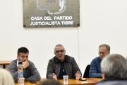 Julio Zamora en el PJ Tigre: "Tenemos que brindar a la sociedad herramientas para dejar atrás este tiempo de exclusión"