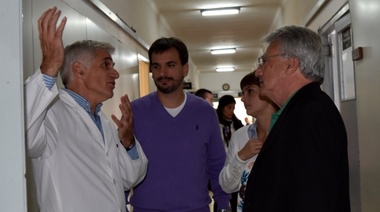 Galmarini y Ferraro visitaron el olvidado Hospital Cetrángolo