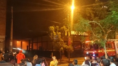 Se incendió un local de Mc Donald’s en Villa Ballester