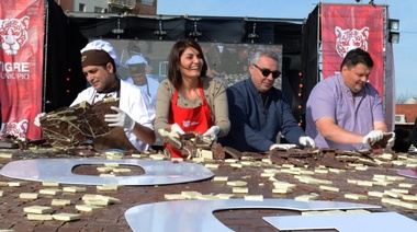 Los vecinos de Tigre disfrutaron más de 2.000 kilos de chocolate