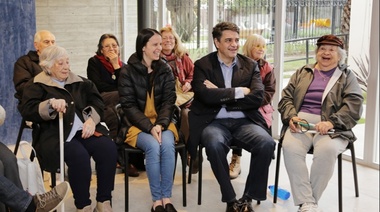 Jorge Macri y Soledad Martínez presentaron los fines de obra del SUM y la plaza integradora del Instituto Bignone