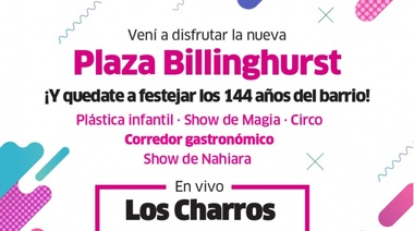 Este domingo, el Municipio inaugurará la nueva Plaza Billinghurst