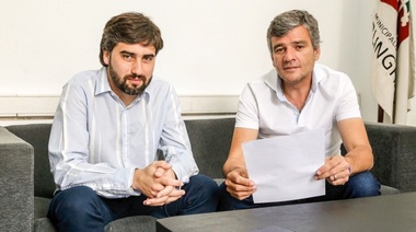Zabaleta mantuvo una reunión de trabajo con el presidente del Concejo Deliberante Martín Rodríguez