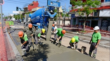 San Fernando renueva el pavimento de Av. Avellaneda