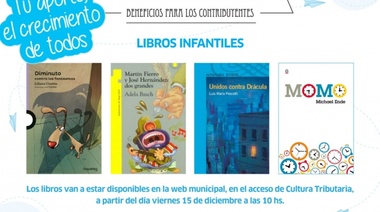 Por las fiestas, llega una edición especial de Cultura Tributaria con libros infantiles