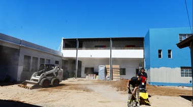 Avanza la renovación de la Escuela N°21 que encara el Municipio de San Fernando
