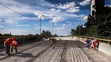 La reparación integral del Puente Lebensohn avanza hacia su tramo final
