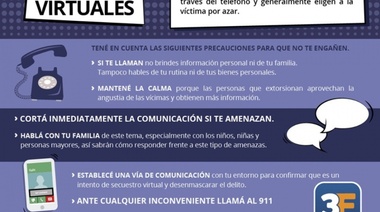 Tres de Febrero lanzó una campaña para prevenir los secuestros virtuales