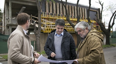 Jorge Macri recorrió la obra del nuevo Geriátrico Municipal