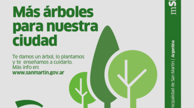 Para cuidar el medio ambiente y embellecer las calles, comenzó la campaña “Más árboles para nuestra ciudad”