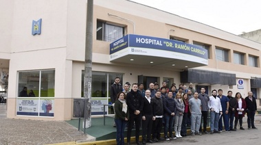 Nardini puso en valor el tradicional Hospital "Dr. Ramón Carrillo"