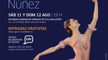 Por 5to año San Martín se prepara para recibir a su bailarina internacional, Marianela Núñez