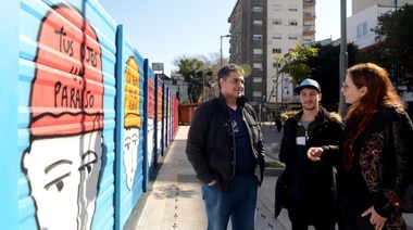 Jorge Macri: “Siempre tratamos de ponerle color y arte al espacio público”