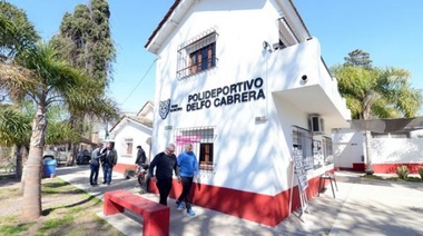 Julio Zamora anunció nuevas obras en el polideportivo Delfo Cabrera