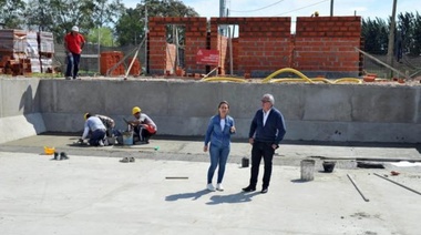 Avanza la construcción del polideportivo N°18 de Tigre, realizado con fondos municipales