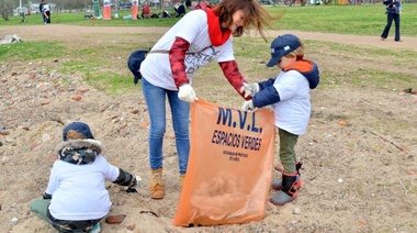 Vicente López fue parte del Día Mundial de la Limpieza