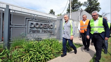Julio Zamora recorrió las instalaciones de Dodero Smart Logistics en General Pacheco