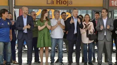 Tagliaferro inauguró el Metrobus junto a Macri y Vidal