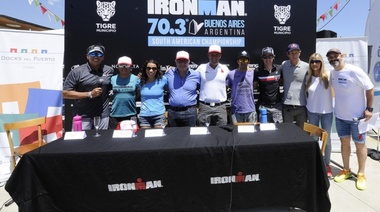 Por tercer año consecutivo, Tigre fue elegido como sede del Ironman 70.3