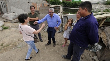 En Troncos del Talar, Julio Zamora dialogó con vecinos y supervisó tareas realizadas con fondos municipales