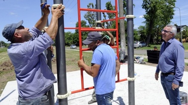Tigre instala una nueva estación saludable en La Paloma