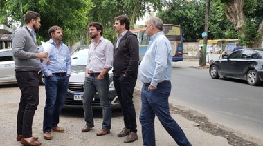 Lucas Delfino recorrió Hurlingham acompañado por ministros de la Ciudad de Buenos Aires