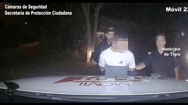 Ingresaron armados a Tigre con un auto robado y fueron detenido gracias a las cámaras del COT