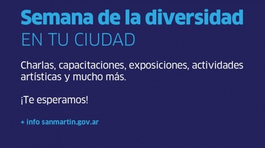 Comenzó la Semana de la Diversidad en San Martín