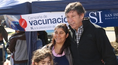 San Isidro: sigue la campaña de vacunación antigripal en la vía pública