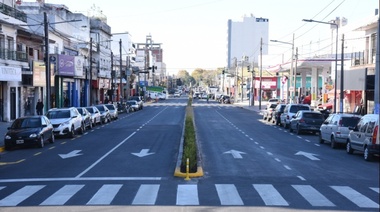 La Av. Presidente Perón quedó totalmente renovada