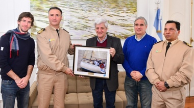 Andreotti recibió un reconocimiento de la Prefectura Naval Argentina