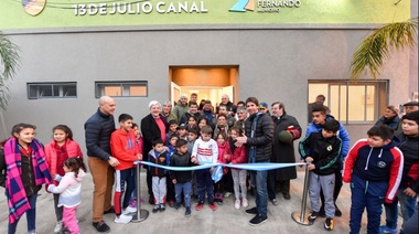 Andreotti inauguró el renovado Club 13 de Julio