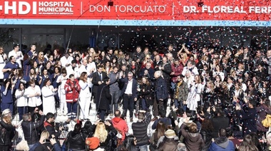 Julio Zamora inauguró el Hospital Municipal de Don Torcuato
