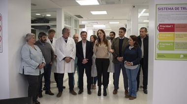Vidal inauguró la renovada guardia del Hospital Cetrángolo en Vicente López