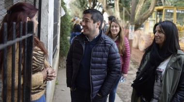 Nardini visitó la obra de Murguiondo