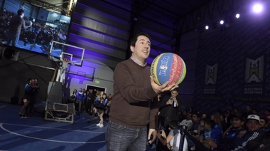 Leo Nardini inauguró el Polideportivo de Los Polvorines