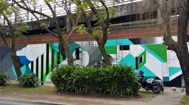 Llega a Vicente López un nuevo mural de “Viví Arte”