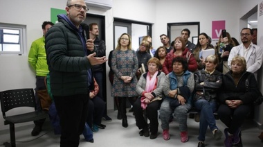 Valenzuela presentó el nuevo Centro de Salud de José Ingenieros