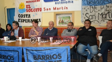 En San Martín organizaciones sociales, políticas y gremiales dijeron “Hambre NO”