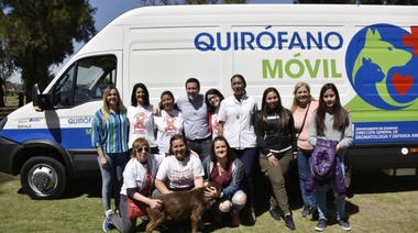 Malvinas Argentinas ahora cuenta con un quirófano móvil para mascotas