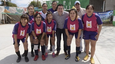 Leo Nardini visitó el Club Deportivo Wilson de Villa de Mayo
