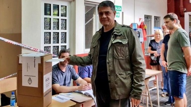 Jorge Macri votó en el Instituto Pedro Poveda de Vicente López