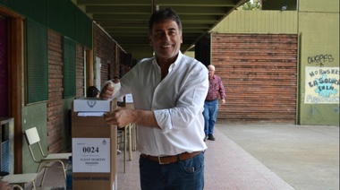 Votó Rubén Eslaiman: “Estoy seguro que vamos a mejorar los resultados de las PASO con el Frente Todos”