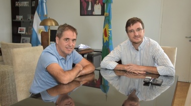 El intendente Lucas Ghi se reunió con Guido Lorenzino