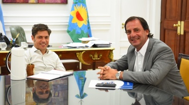 Ariel Sujarchuk y Axel Kicillof se reunieron en La Plata para planificar políticas conjuntas entre la Provincia y el Municipio