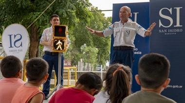 San Isidro: los chicos aprenden educación vial en las colonias de verano