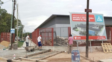 Avanza la obra de la Escuela Secundaria N° 36 de Benavídez