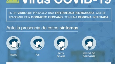 Malvinas Argentinas aplica el protocolo contra el virus COVID-19